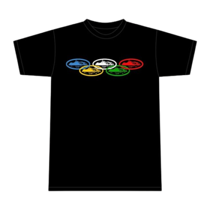 T-shirt olympique Corteiz Alcatraz Noir