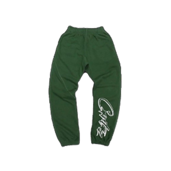 Pantalon de jogging Corteiz Dropout vert