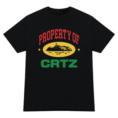 Corteiz Propriété De Crtz Carni T-shirt Noir