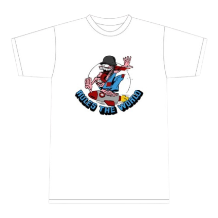 T-shirt Corteiz Rocketman Blanc